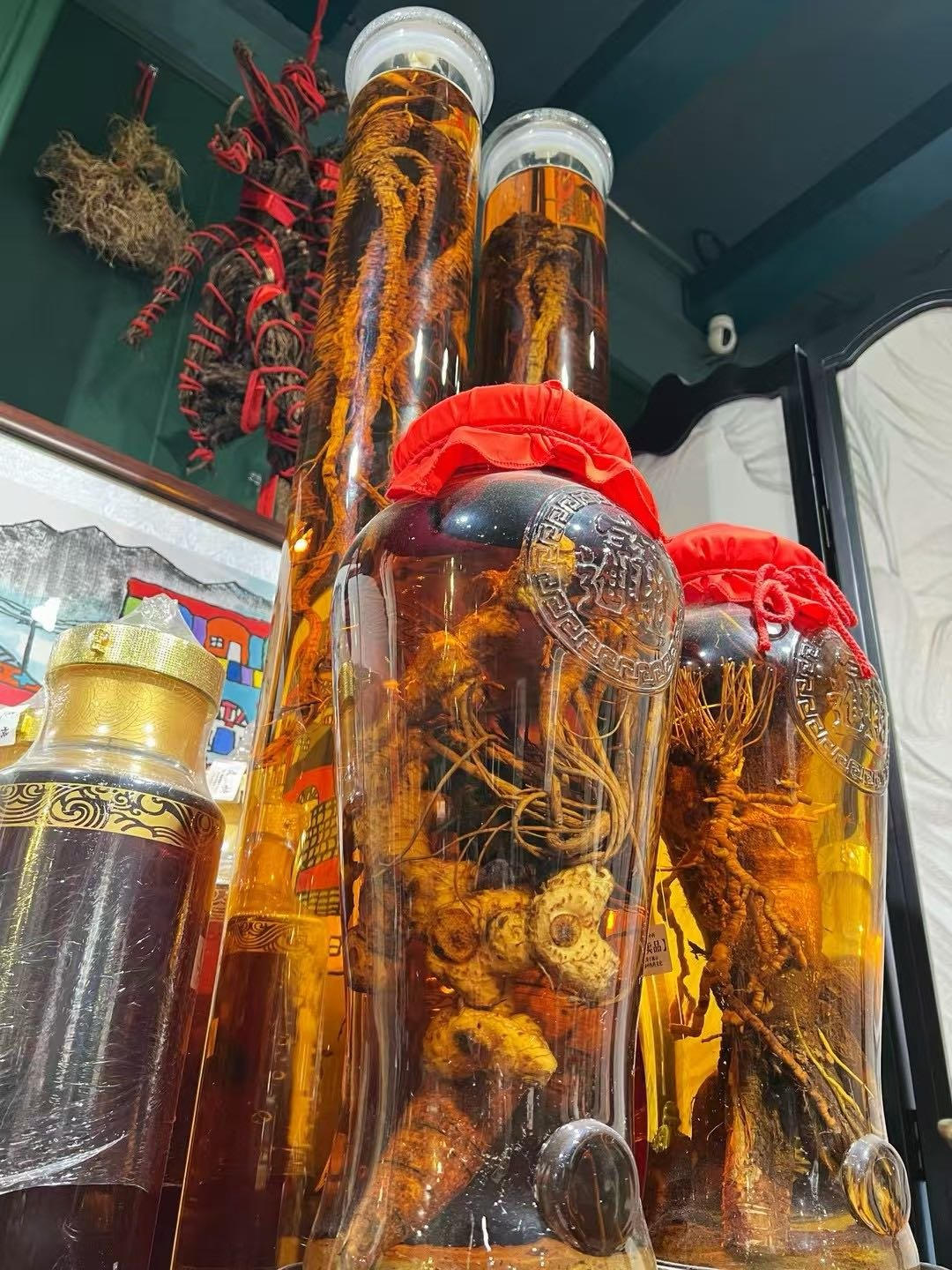 老包装蜜丸特写